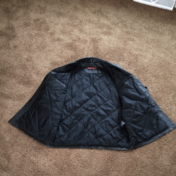 Men’s vintage leather coat by Phase 2, EUC - Picture 6 of 8